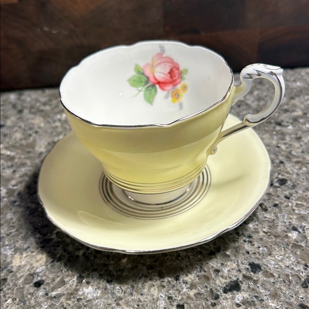 Paragon china company teacup and saucer set